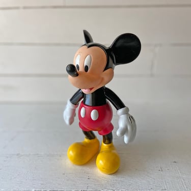 Vintage Mickey Mouse Doll, Moveable Parts // Mickey Mouse Collector, Disney Lover // Perfect Gift 
