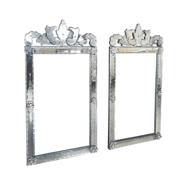 1970s Venetian Style Mirrors - a Pair