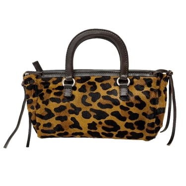 Prada Cheetah Mini Top Handle Bag