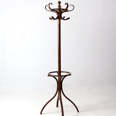 vintage bentwood hall tree 