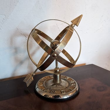 Vintage Arrow Armillary Sundial 