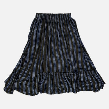 Comme Des Garçons Polka Dot Striped Skirt