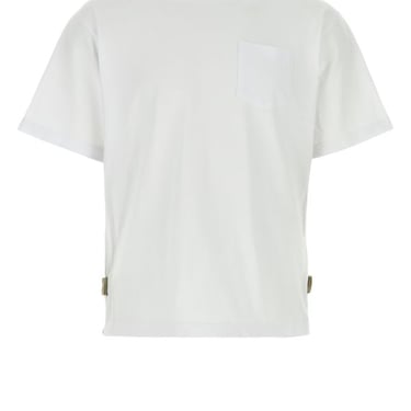 Sacai Man White Cotton T-Shirt