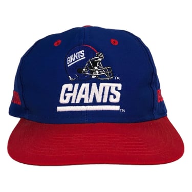 Vintage 90s Competitor New York Giants Football Embroidered NFL SnapBack Hat Cap 