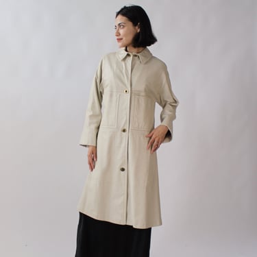 Vintage Sills Leather Trench