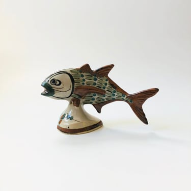 Ken Edwards Tonala Pottery Fish 