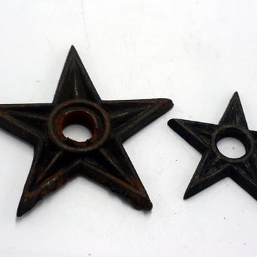 vintage cast iron stars 