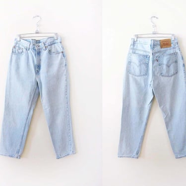 Vintage 90s Levis 512 Jeans 28 29 - High Waist Slim Straight Levis Jeans - Made in USA Grunge Denim Jeans 