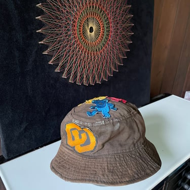 Colorado University Dead Head sun Hat vintage 1980s Jere Bears Jerry 