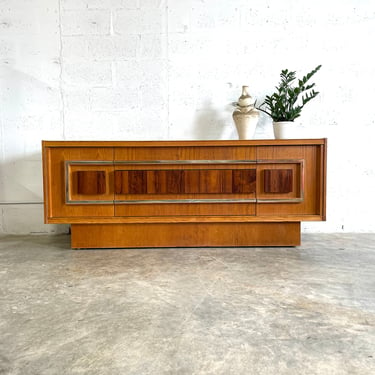 Mid Century Brutalist Credenza or Console 