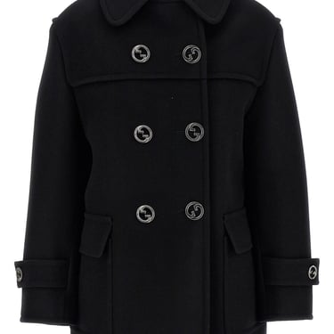 Gucci Women 'Gg' Double-Breasted Coat