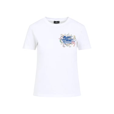 Etro Women Etro Pegaso Logo T-Shirt