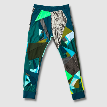 green 'all-over reroll' jogger