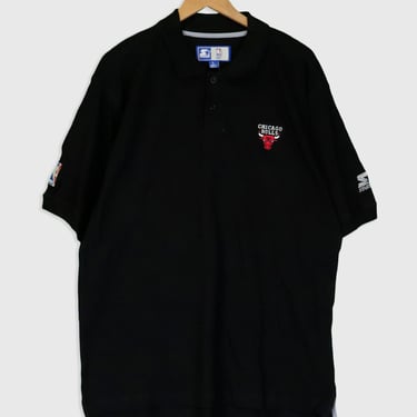 Vintage Starter NBA Chicago Bulls Collared T Shirt