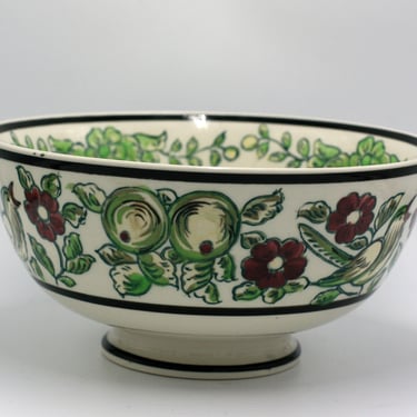 vintage Moriyama hand painted porcelain bowl made in Japan 