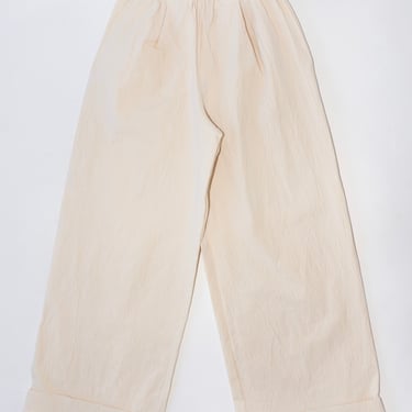 Texture Trousers in Ivory