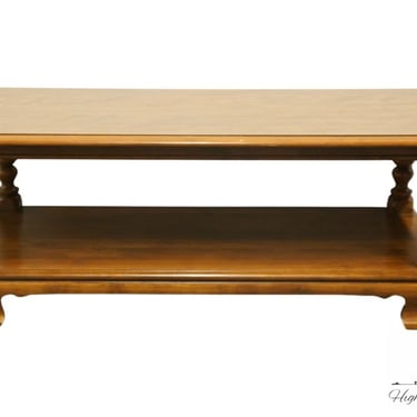 ETHAN ALLEN Heirloom Nutmeg Maple Colonial Early American 50" Accent Coffee Table 10-8640P 