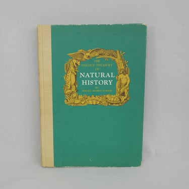 The Golden Treasury of Natural History (1952) by Bertha Morris Parker - Vintage 1950s Children's Kids' Illustrated Book 
