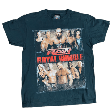 Vintage WWE Raw &quot;Royal Rumble&quot; East Asia Tour T-Shirt