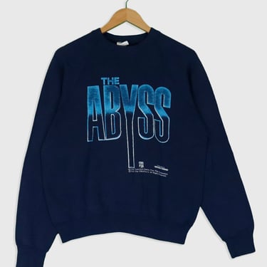Vintage 1989 'THE ABYSS' Movie Sweatshirt Sz L