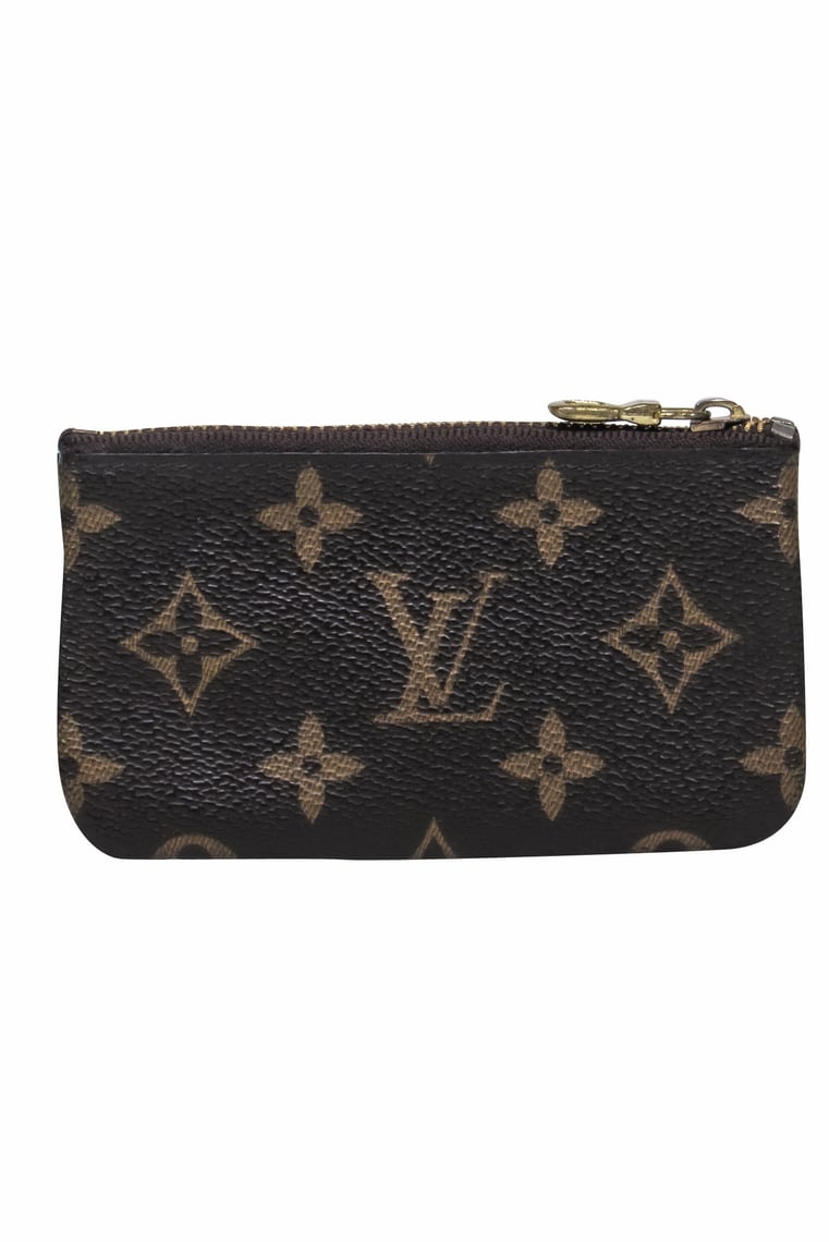 Louis Vuitton - Brown Logo Coin Purse | Current Boutique | DMV ...