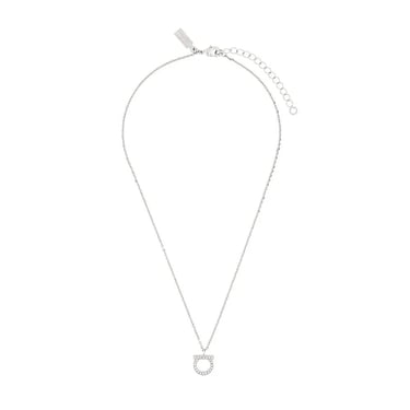 Ferragamo Women Gancio Crystal-Embellished Necklace