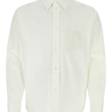 Loewe Man White Cotton Shirt