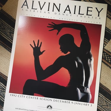 Vintage Alvin Ailey American Dance Theater Poster (NYC, 1992)