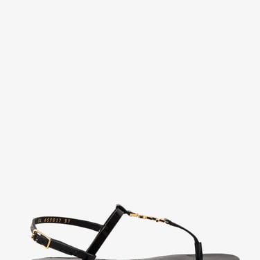 Saint Laurent Women Saint Laurent Black Sandals