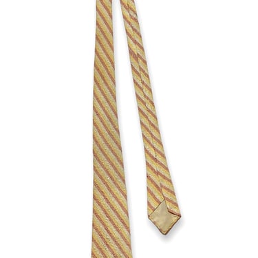 Vintage 1950s/1960s WEMBLEY Marled Necktie ~ Repp Stripe ~ Seersucker ~ Preppy ~ Ivy Style ~ Trad ~ Tie 