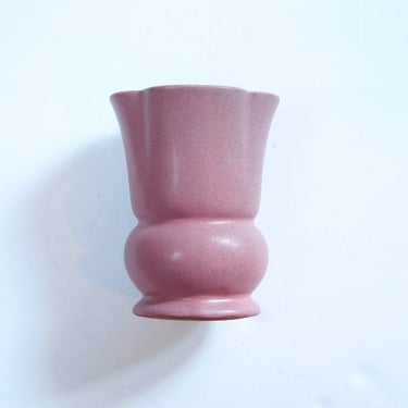 Small Pink Ceramic Vase California Pottery Flower vase Pink Matte Finish Matte Glaze Pottery Floral Vase 