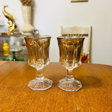 Vintage Stemware Shot Glasses Liquor Glasses 
