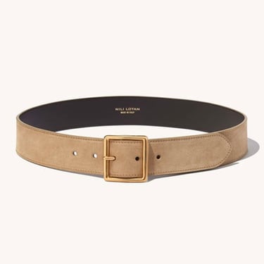 Marcela Belt - Khaki with Antique Gold Buckle