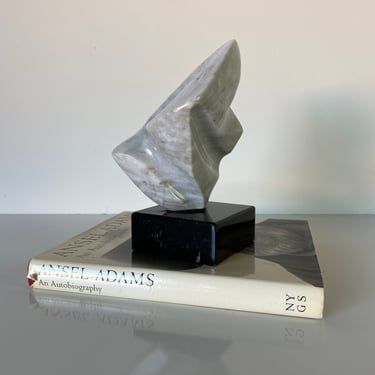 90's G. G. Rivera Abstract Marble Sculpture 