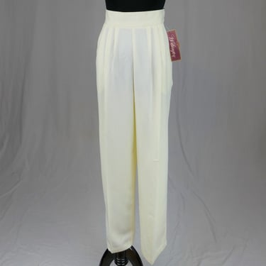 90s NWT Cream or Pale Yellow Pants - 30