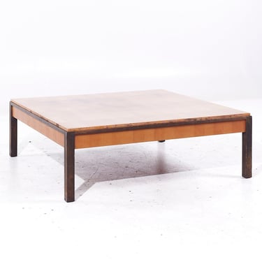 Directional Style Mid Century Maple Coffee Table - mcm 