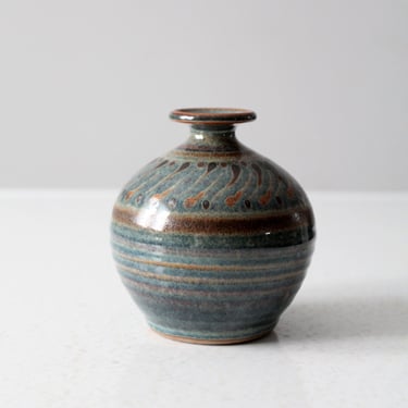 vintage Brush Creek Studio pottery vase 