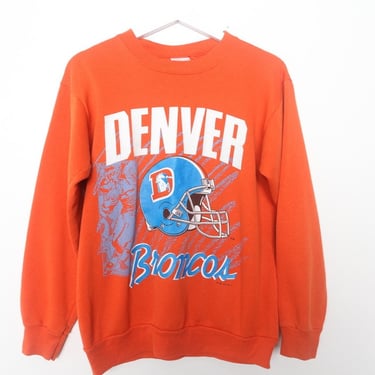 vintage 1990s DENVER BRONCOS JOHN Elway era super bowl Sweatshirt -- size medium -- 1992 broncos sweatshirt 