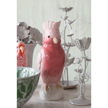 Ceramic Cockatoo Pitcher