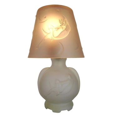 Art Deco Frosted Glass 