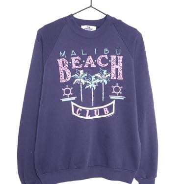 1980s Faded Malibu Beach Club Sweatshirt