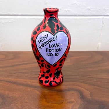 Vintage Y2K Love Potion Number 10  Ceramic Vase 