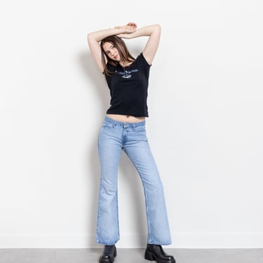 Low rise y2k bell bottom jeans