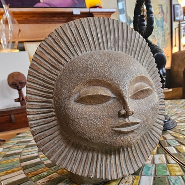 Paul Bellardo 1968 Sun Face Sculpture for Austin Productions 