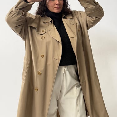 Vintage Belted Trench Coat