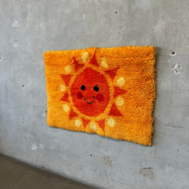 Latch Hook Sun Tapestry/Wall Hanging