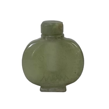 Collectible Natural Jade Stone Carved Snuff Bottle Display Art ws2397E 