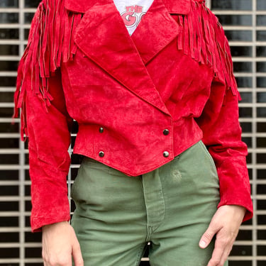 Ruby Suede Fringe Jacket