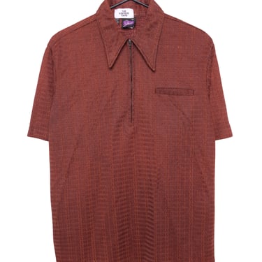 Textured Rust Polo
