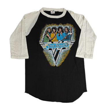 Vintage Van Halen &quot;Group&quot; Raglan Shirt